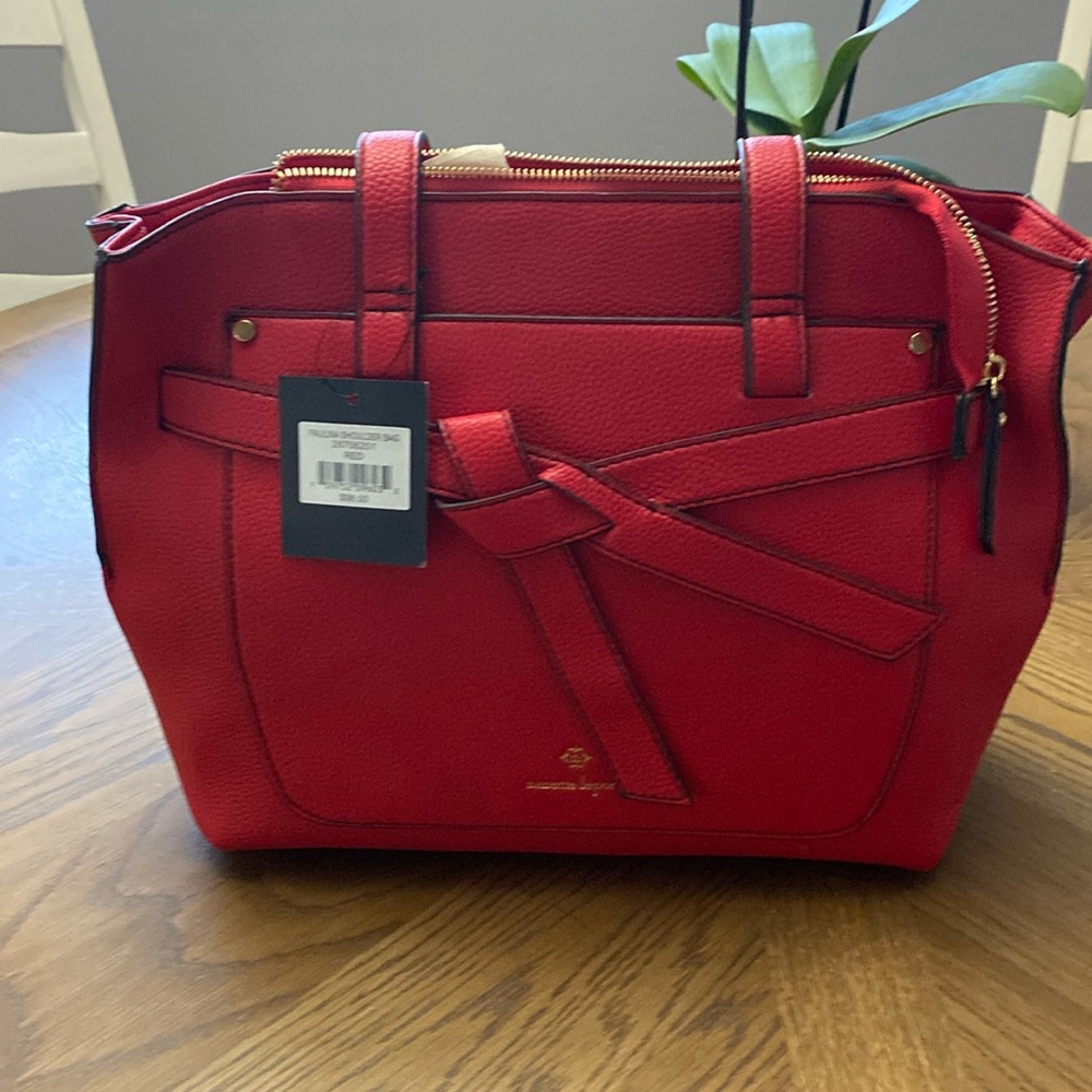 Designer Nanette Lepore Red Shoulder Bag NWT